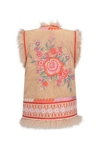 Full Bloom Embroidered Vest